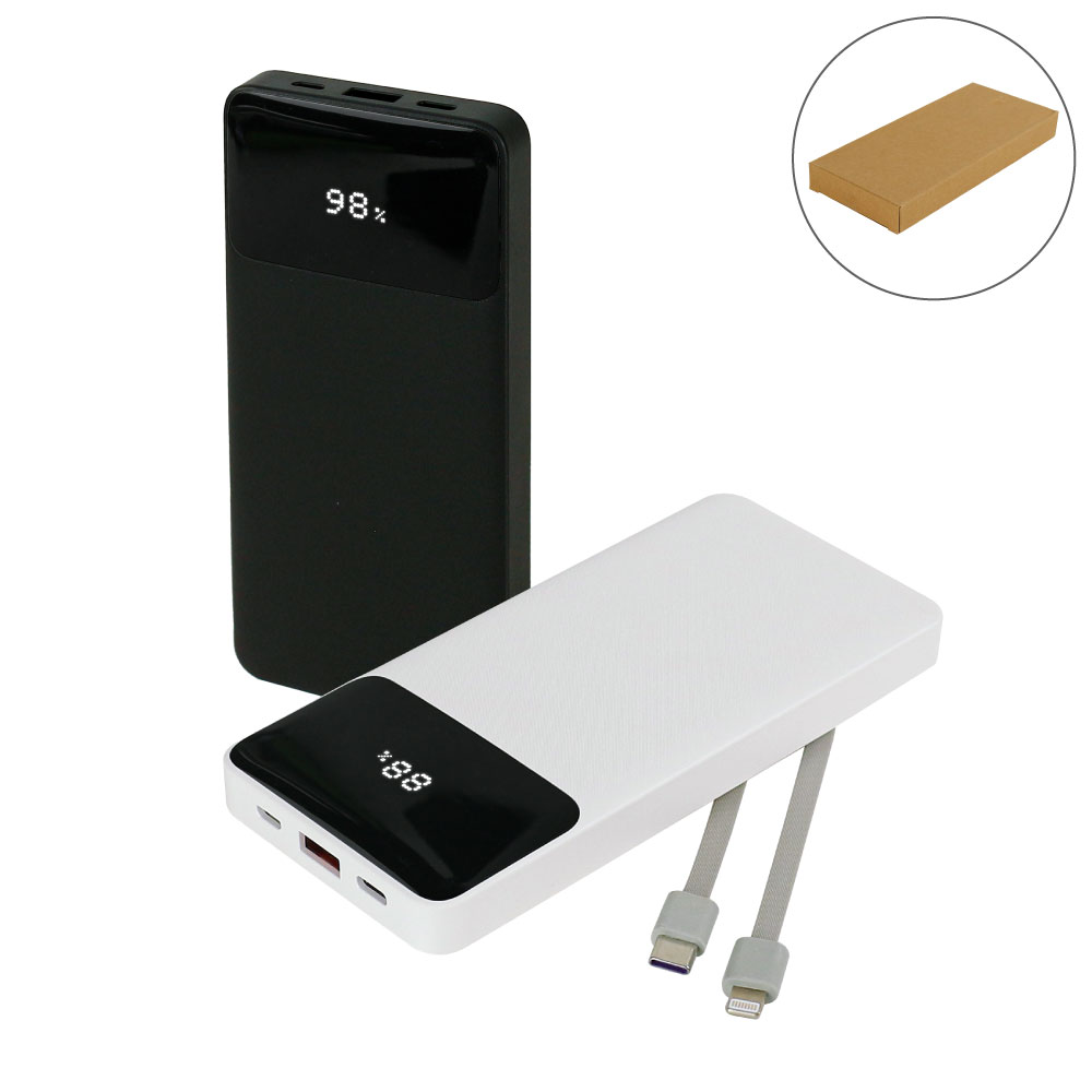 Powerbank with LED Screen 10,000 mAh and Fast Charging
